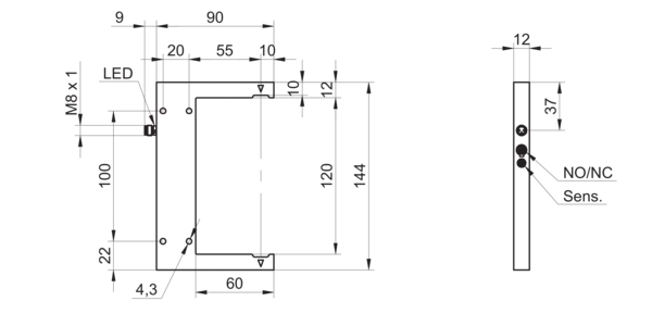 Baumer OG120U.R-GW1O.7WL 11229512