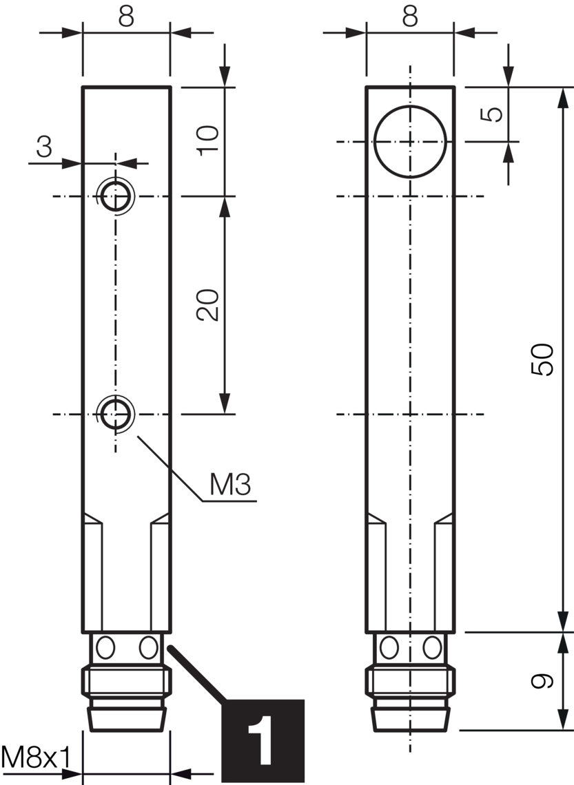 DCCQ 08 M 03 PSK-TSL 207036 di-soric