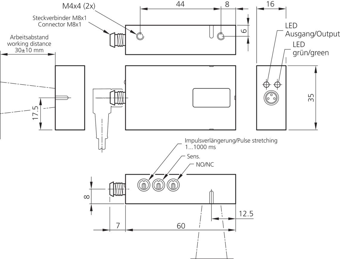 OBS 60 M 30 G3-T3 207826 di-soric