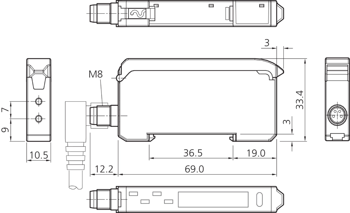 OLK 71 P3-T4 209974 - di-soric产品图片