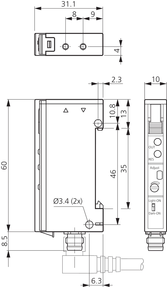OLVK 61 P3FK-TSSL 204470 di-soric