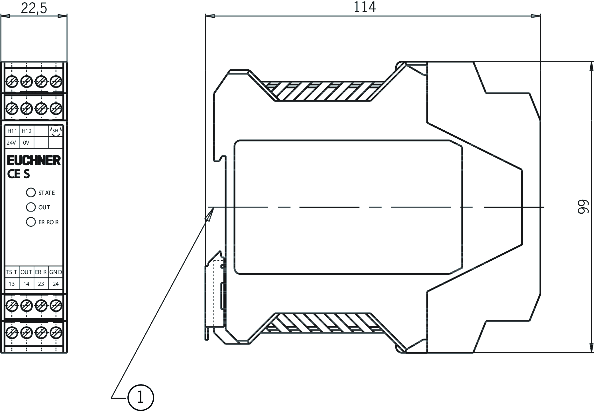 Euchner CES-A-ABA-01B 083513