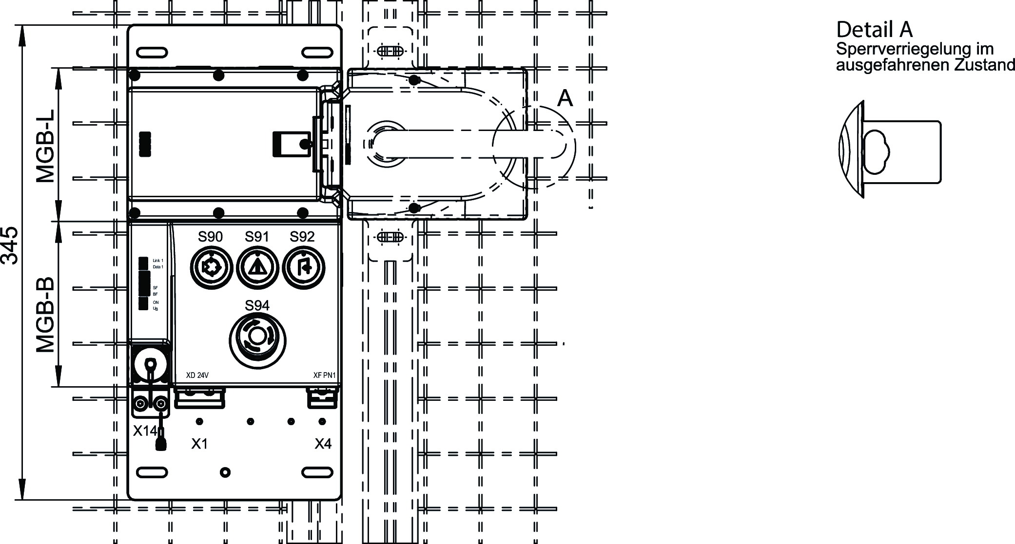 MGB-L1HB-PNC-L 117023 Euchner
