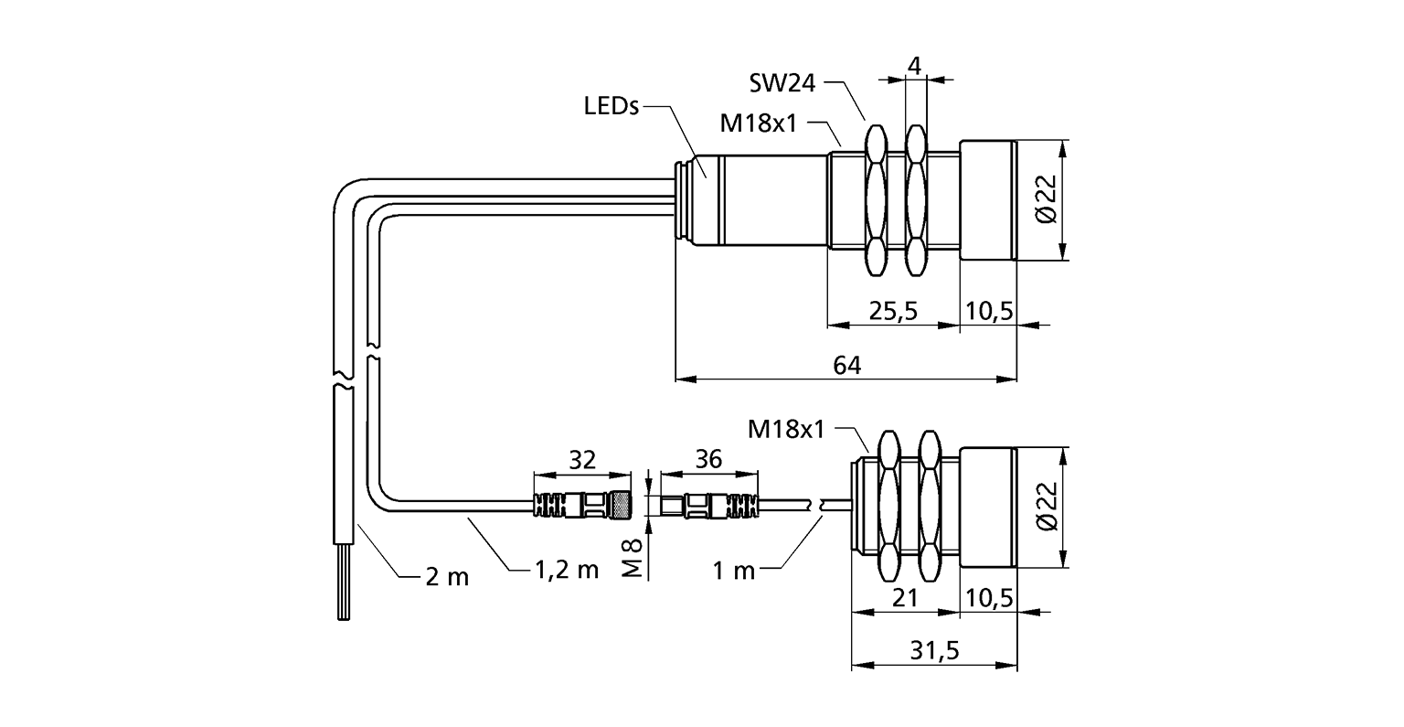 microsonic dbk+5/3CDD/M18 E+S原厂跨境代采