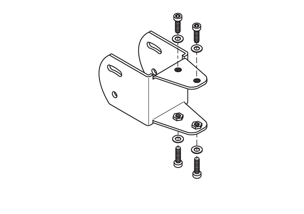 Schmersal BEFESTIGUNGSWINKEL SPIEGEL 2BF SMA 80-2 101150264