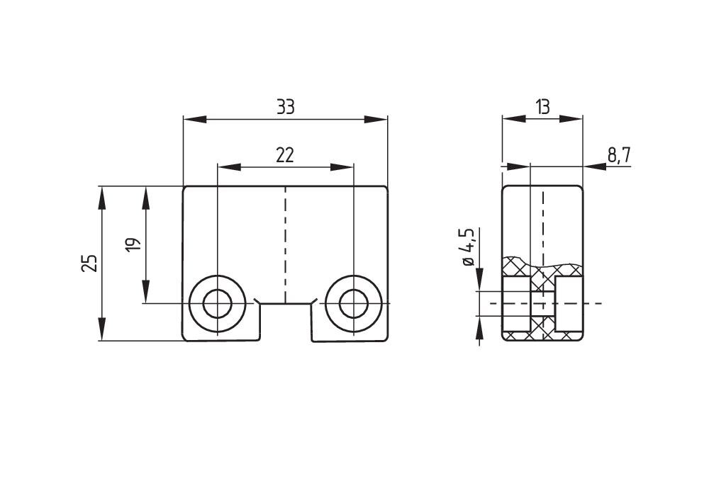 DISTANZSTUECK BNS 250 SPACER 101131223