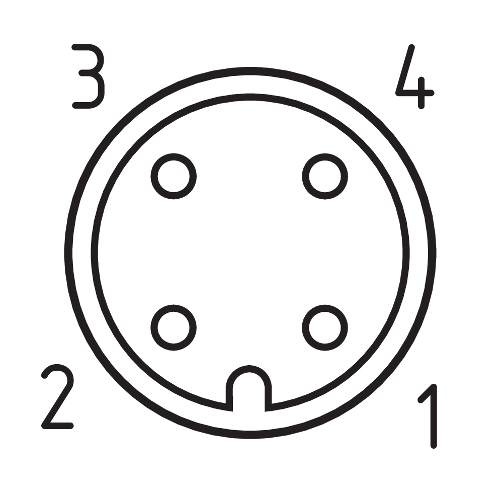 Schmersal V-SK4P-M12/M8-S-G-1M-BK-2-X-A-4 103003648