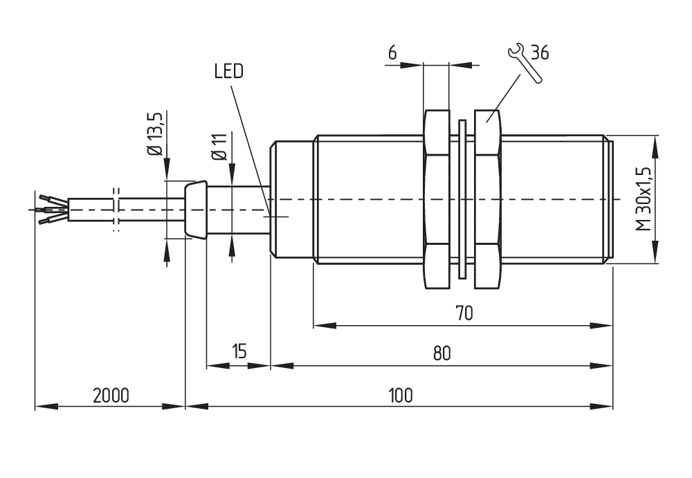IFL 15-300L-10TP 101126977 Schmersal
