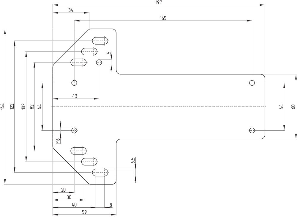 MONTAGEPLATTE KPL. MP AZ/AZM 415-B4PS 101143543