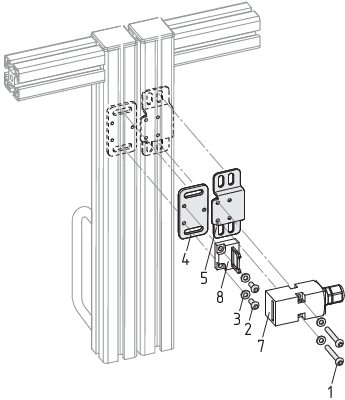 MONTAGESATZ AZ 17 P 101150363 Schmersal