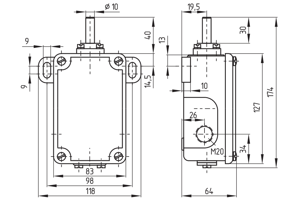 MSP 452-11/11Y-M20 101160615 Schmersal