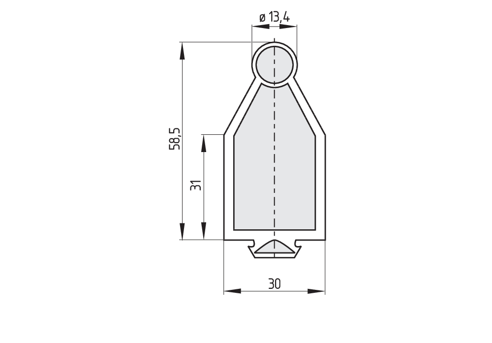 SE-P70-2500 VERP.GUMMIPROF.2,5M 101172168