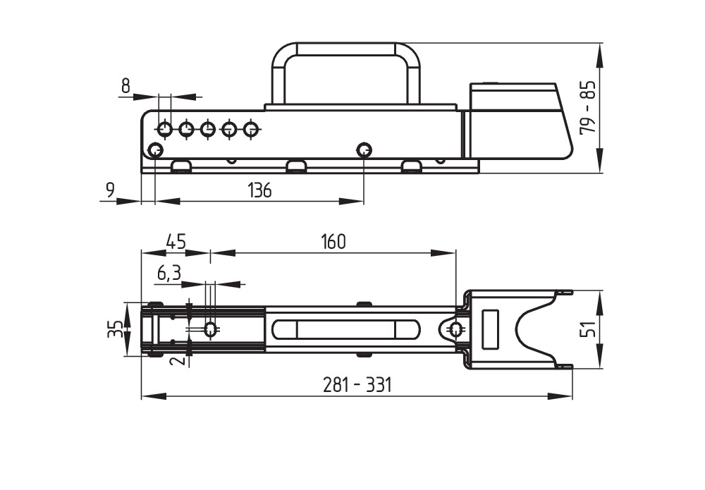 SPERRZANGE SZ 200 101194438 Schmersal