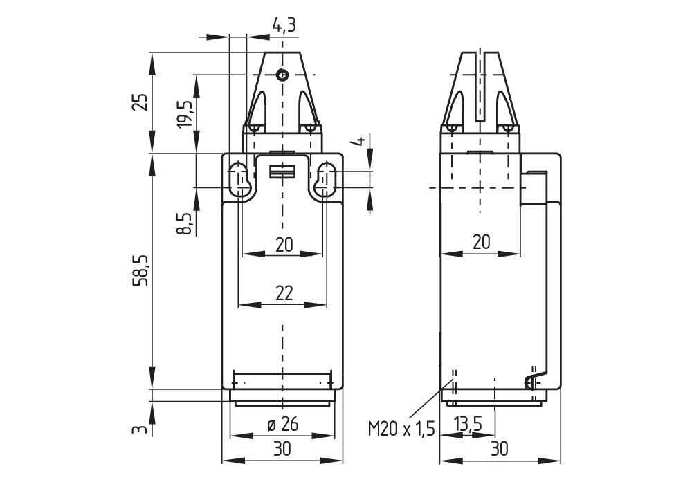 T5C 236-11Z-M20 151153304 Schmersal