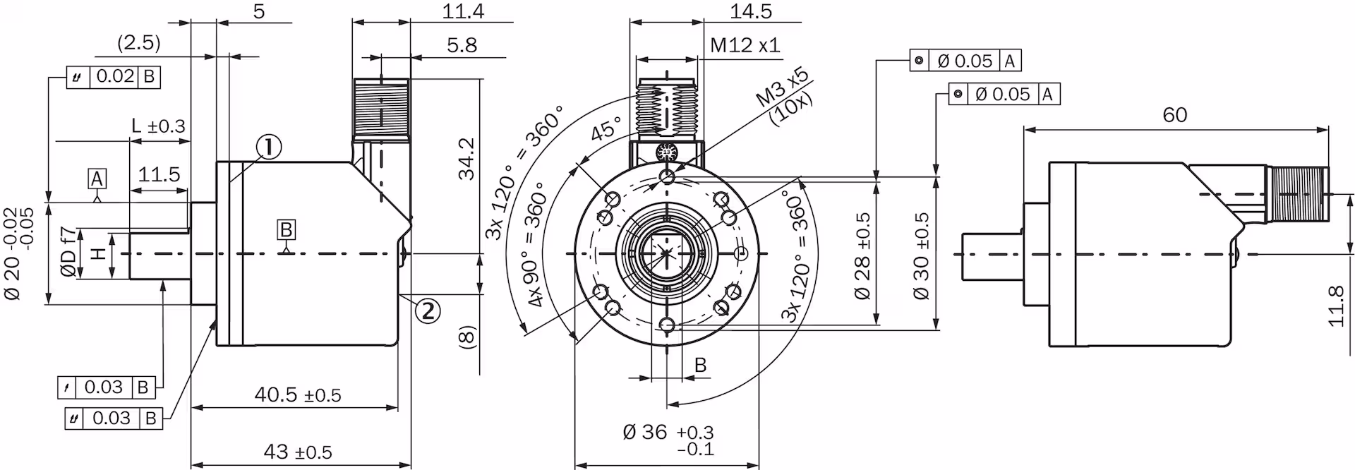 SICK AHM36A-S3CC014x12 1065999原厂跨境代采