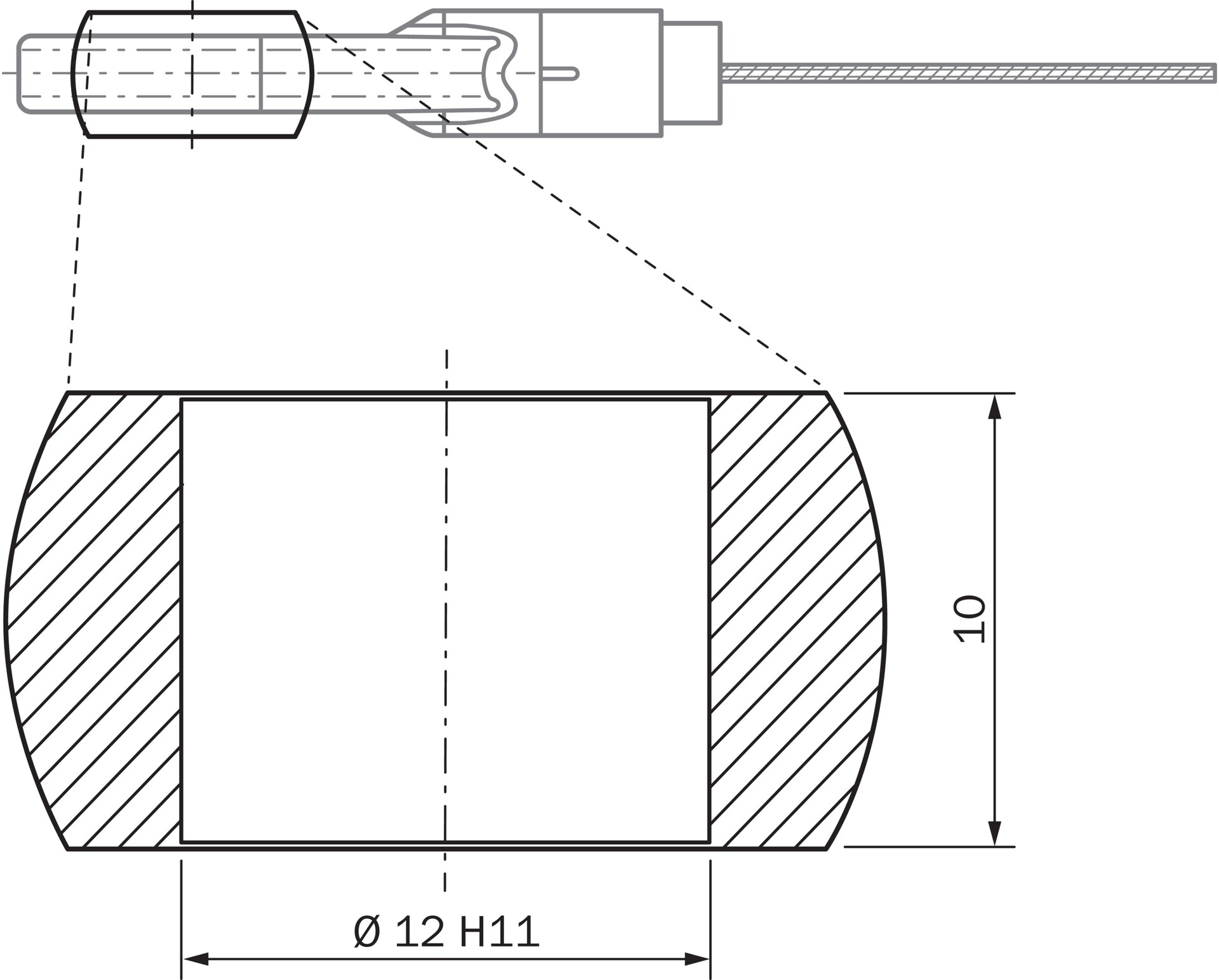 Gelenkkugel f. Seilzug BTF/PRF/MRA 5318683