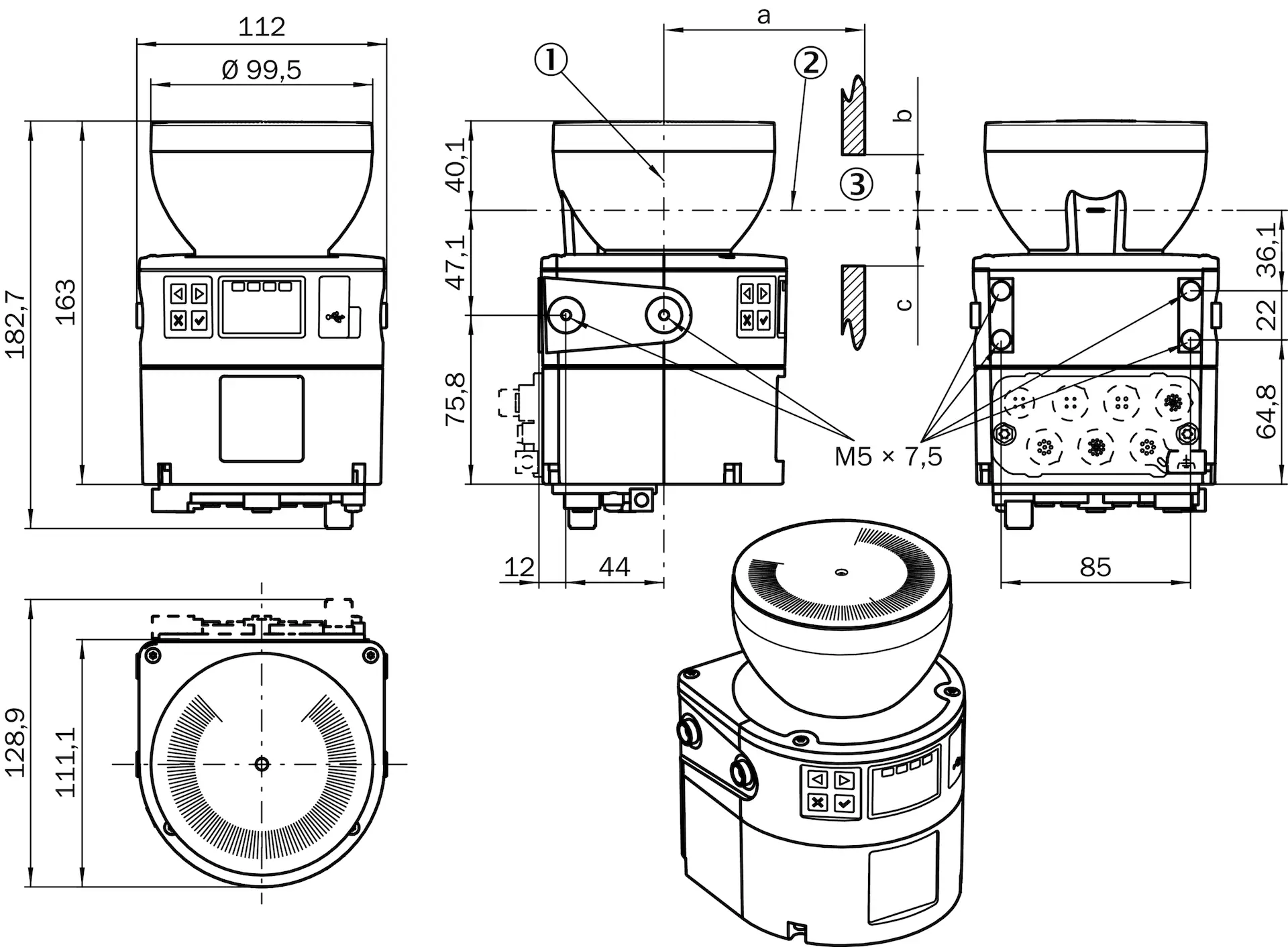 MICS3-CCAZ55AA1P01 1110033 - SICK产品图片