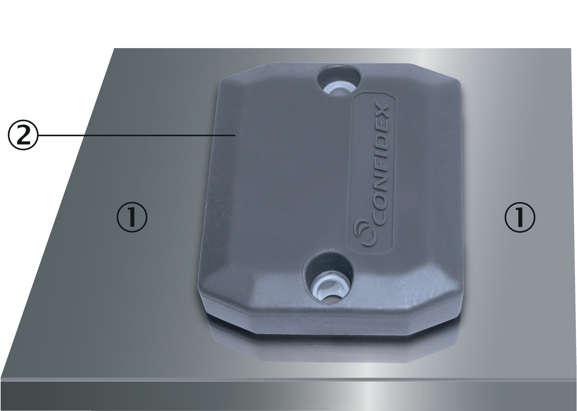 SICK UHF Transponder, Rectangular, On-Metal, global 6052346