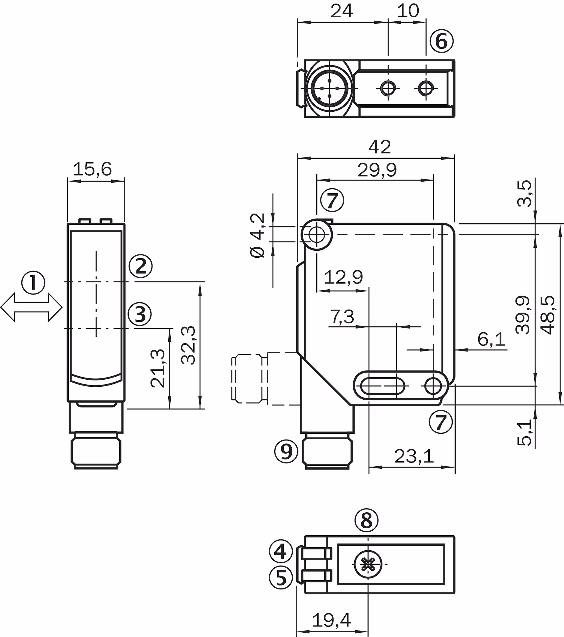 WTB12-3P2461S58 1047850 SICK