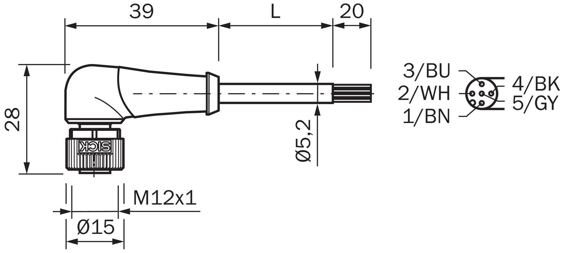 YG2A15-020VB5XLEAX 2096215 SICK