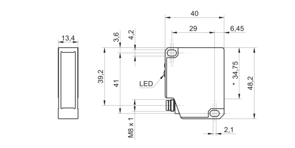 OADM 13S7480/S35A 11043128 - Baumer产品图片