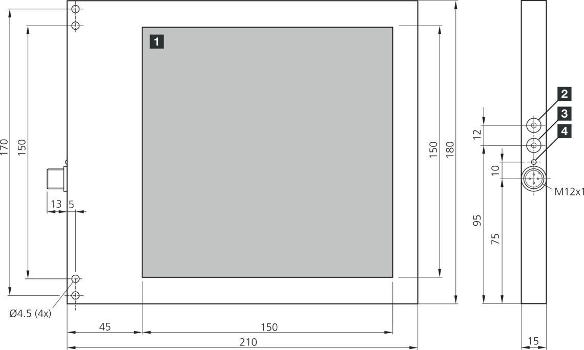 BEK-F150/150-G1TI-IBS 206713 - di-soric产品图片