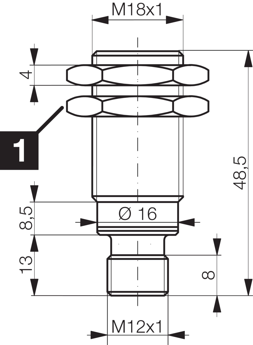 DCCK 18 M 10/10 AIK-IBS 200484 - di-soric产品图片