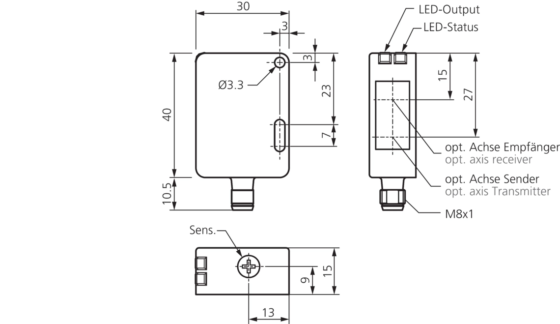 LH 41 M 350 G4L-T4 209571 - di-soric产品图片