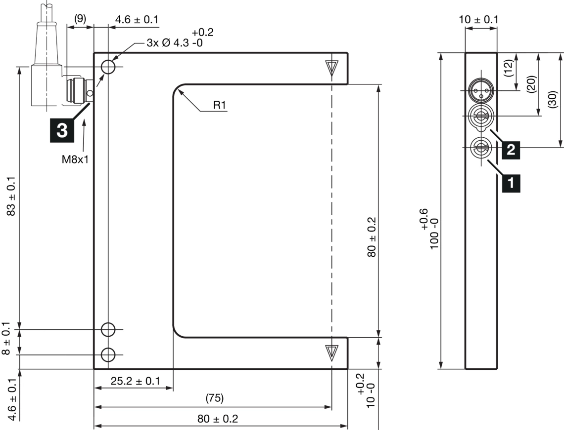 OGU 081 G3-T3 210245 - di-soric产品图片