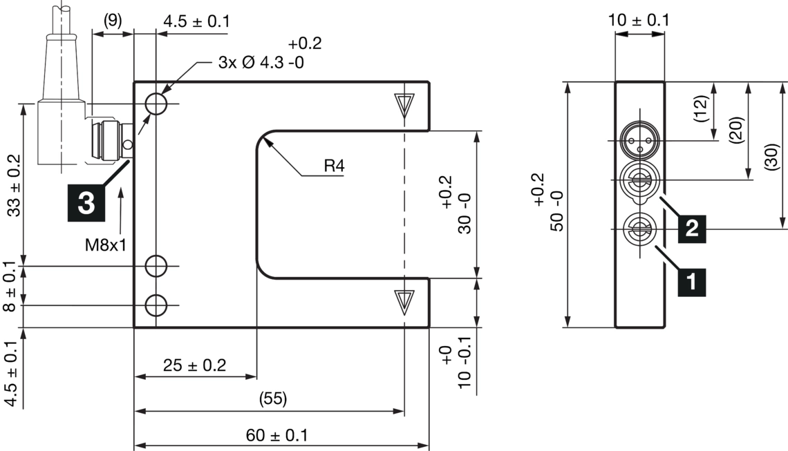 OGUL 031 G3-T3/V4A 211041 - di-soric产品图片