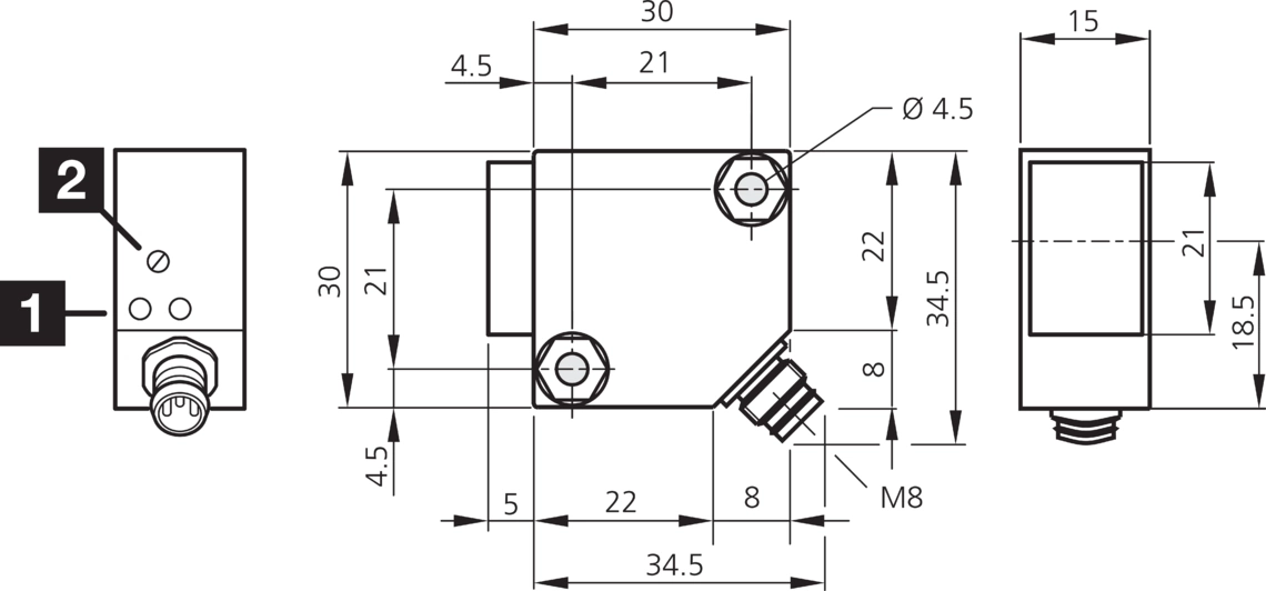 OHT 31 K 200 P1K-TSSL 205665 - di-soric产品图片