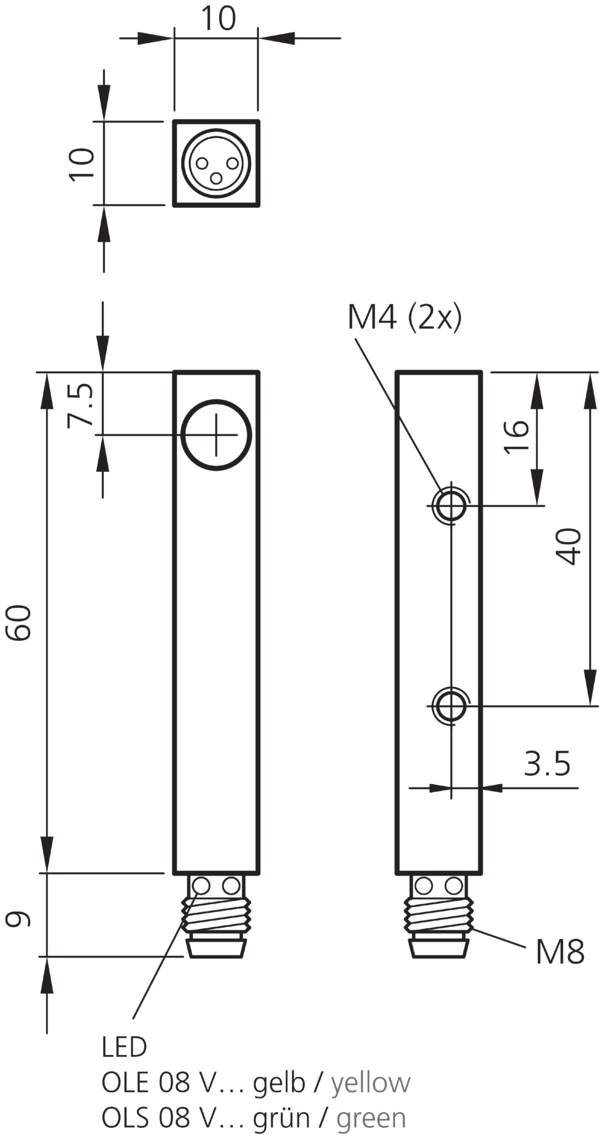 OLE Q10 M 500 P1K-TSSL 202970 - di-soric产品图片