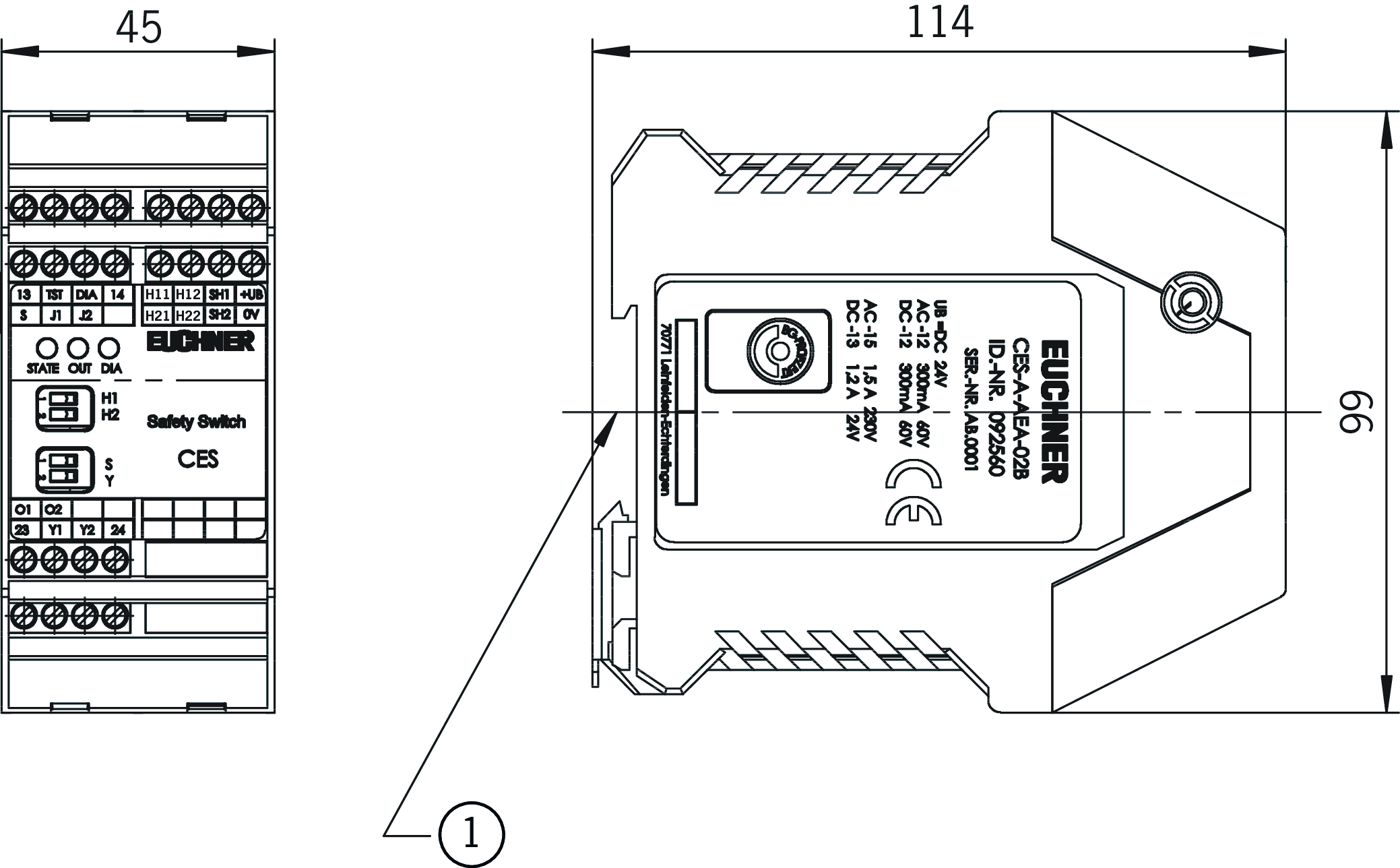 CES-A-AEA-02B 092560 - Euchner产品图片