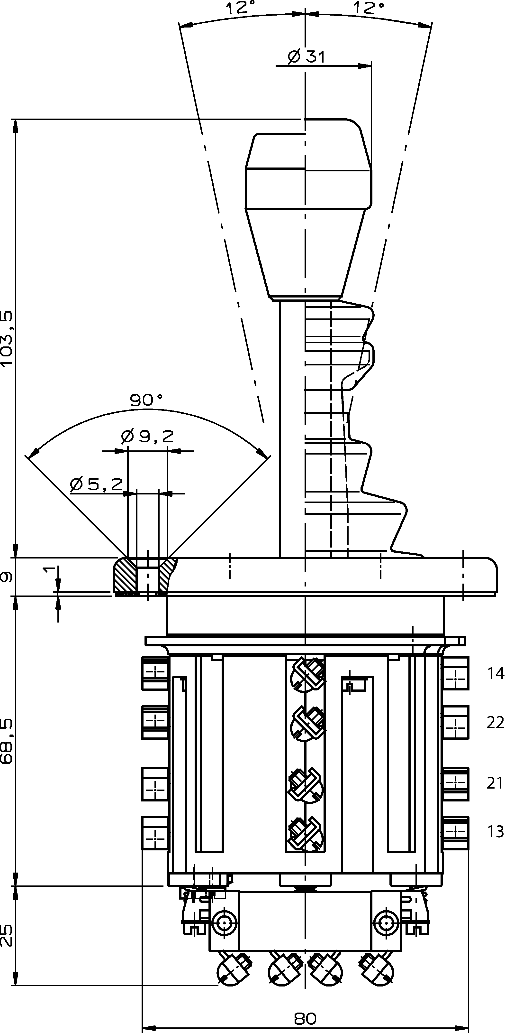 WES1234DW 028184 - Euchner产品图片