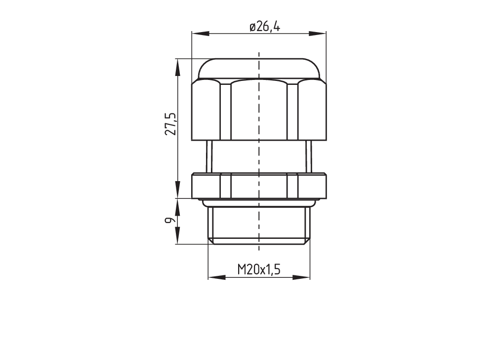 ACC-CGLD-M20-P 103006013 - Schmersal产品图片