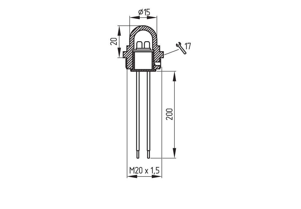 ACC-IL-G24-M20-OR 101186263 - Schmersal产品图片