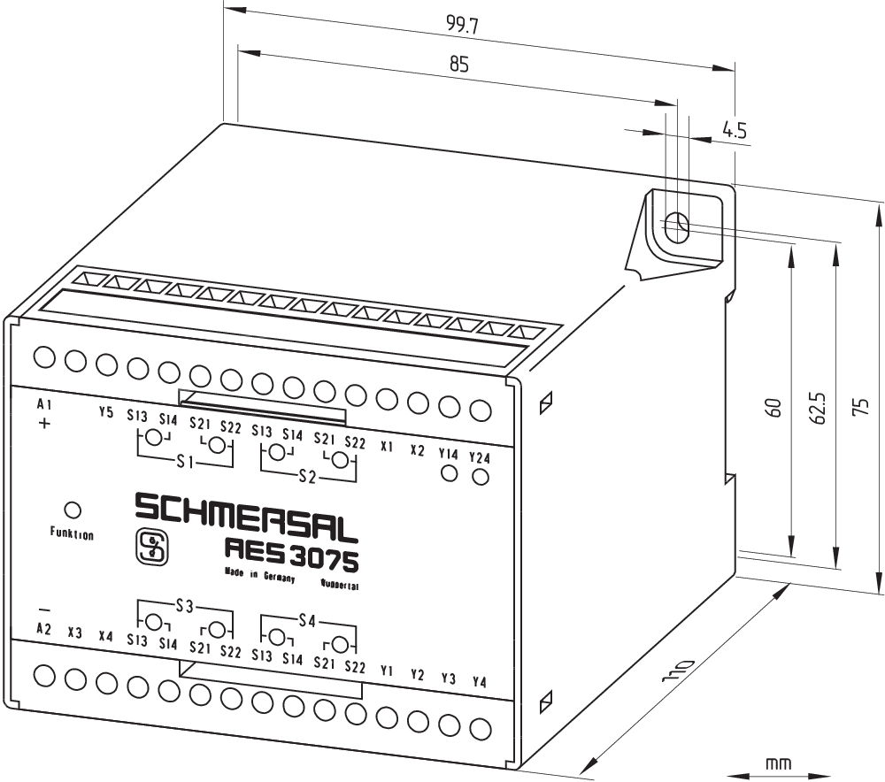 AES 3075 24 VDC 101138576 - Schmersal产品图片