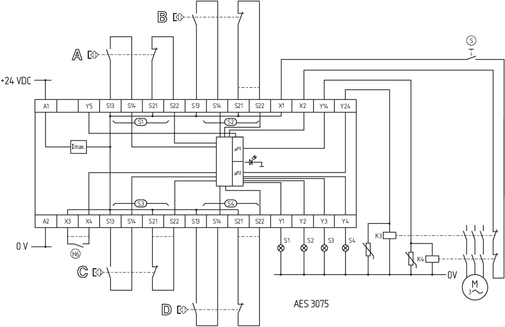 AES 3075 24 VDC 101138576 - Schmersal产品图片