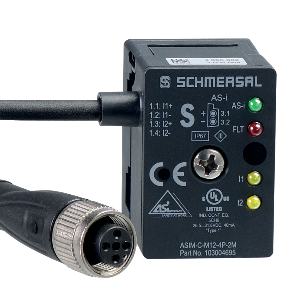 ASIM-C-M12-4P-2M 103004695 - Schmersal产品图片