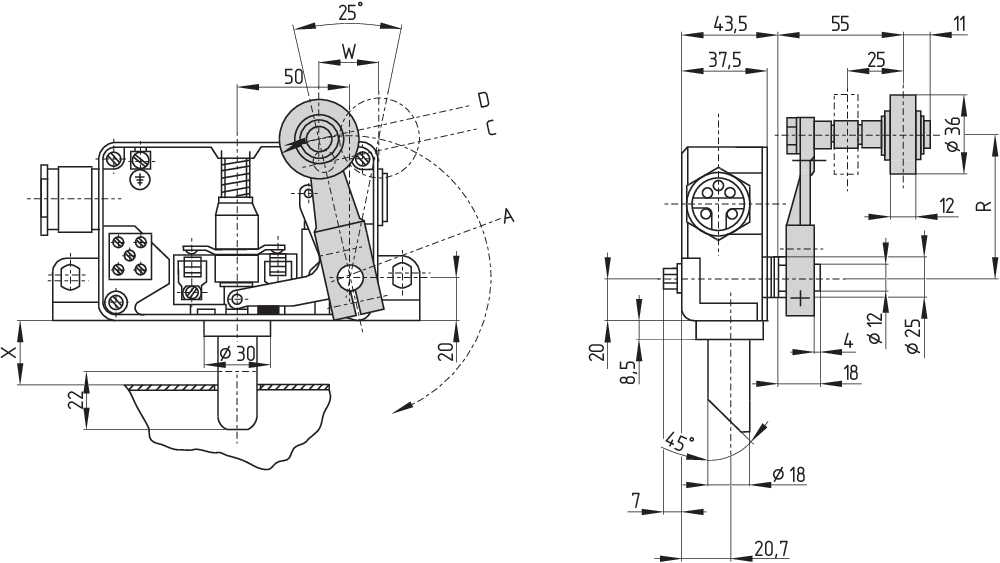AV 21LHX30U 101133948 - Schmersal产品图片