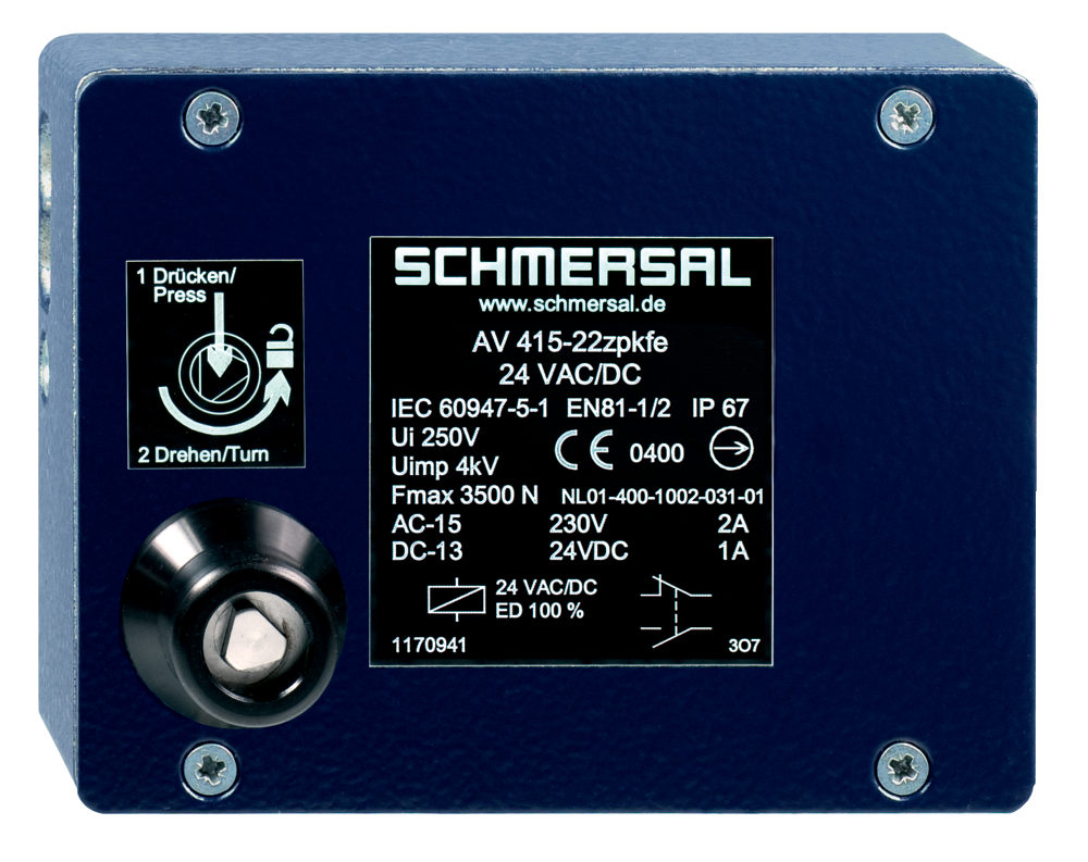 AV 415-04ZPKFE-2320 230 VAC 101173634 - Schmersal产品图片