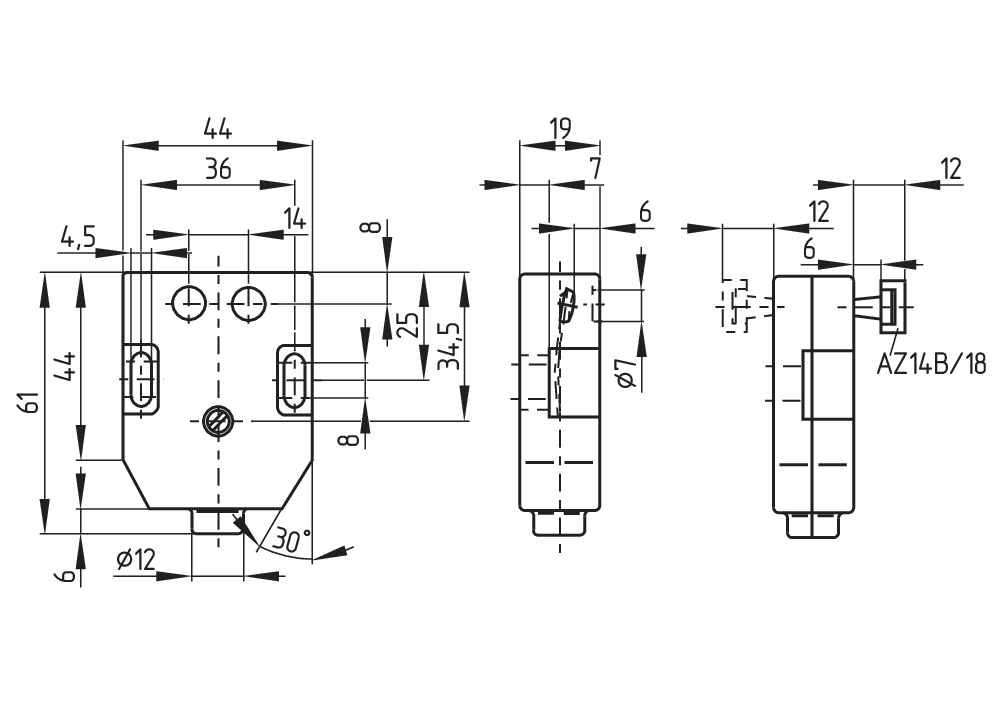 AZ 14-1 KD KONTAKT 101157699 - Schmersal产品图片