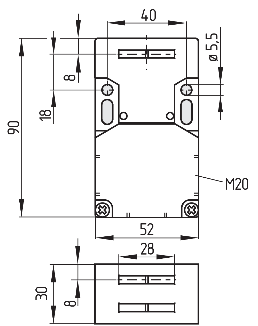 AZ 16-03ZVK-M20 101157372 - Schmersal产品图片
