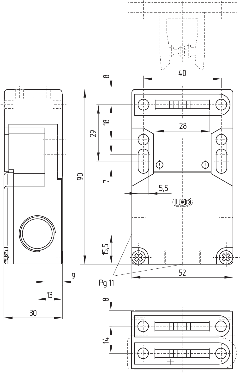 AZ 16-12ZIB1-M16 101150050 - Schmersal产品图片