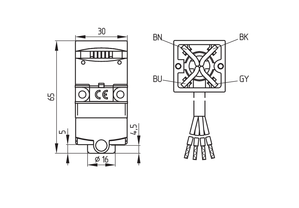 AZ 17-02ZRK-2243 6,0M 101147464 - Schmersal产品图片