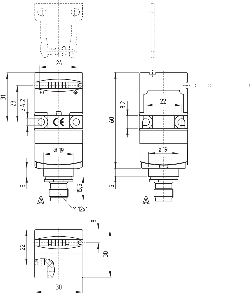 AZ 17-11ZI-ST B1 101144076 - Schmersal产品图片