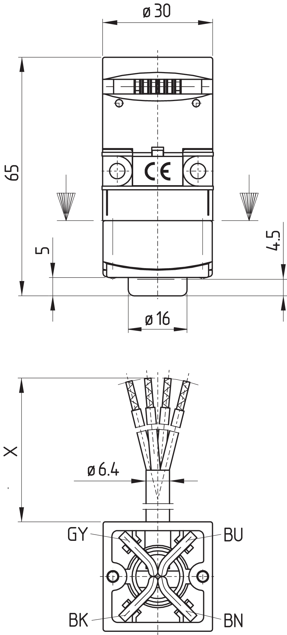 AZ 17-11ZK-2243-1 5,0M 101184004 - Schmersal产品图片