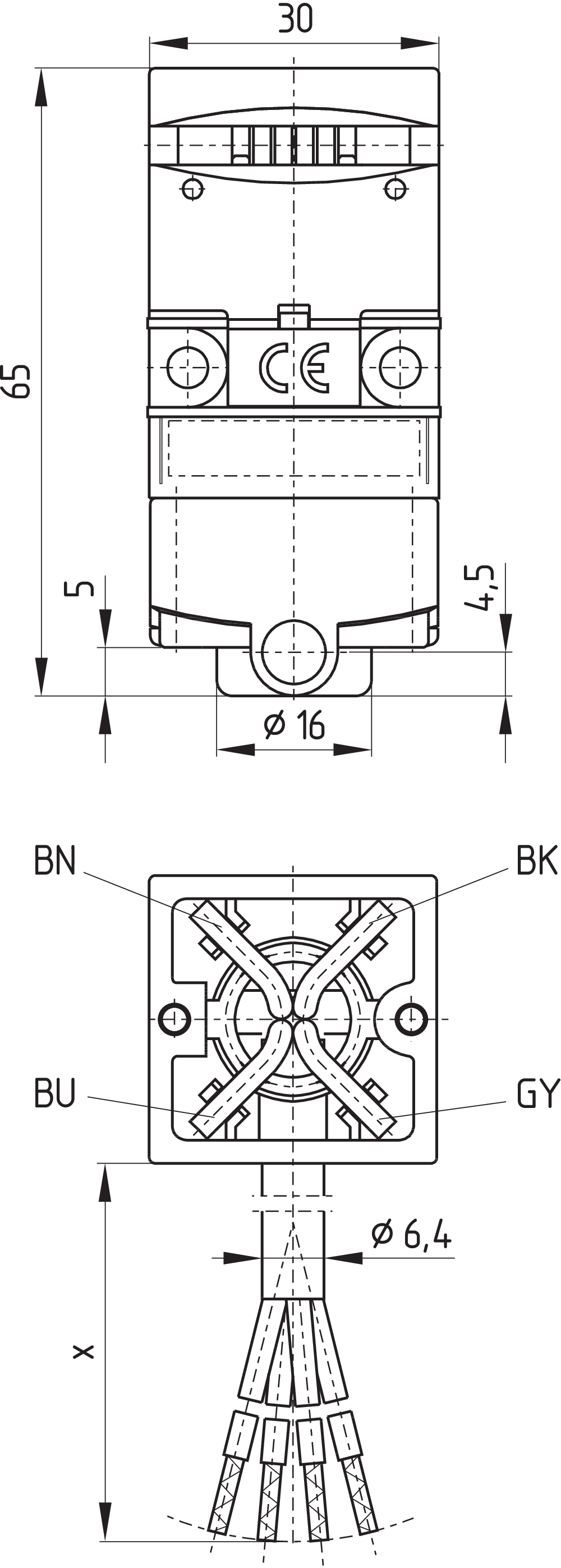 AZ 17-11ZRK-2243 6,0M 101138333 - Schmersal产品图片