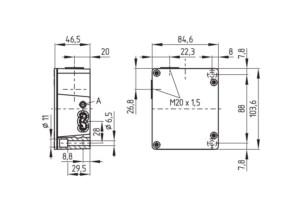 AZ 415-11/11ZPK-M20 101154000 - Schmersal产品图片