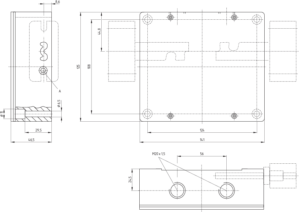 AZ 415-33ZPDK-M20 101164611 - Schmersal产品图片